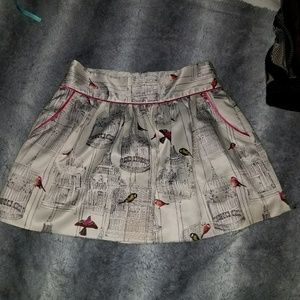 TED Baker Silky Bird Mini skirt